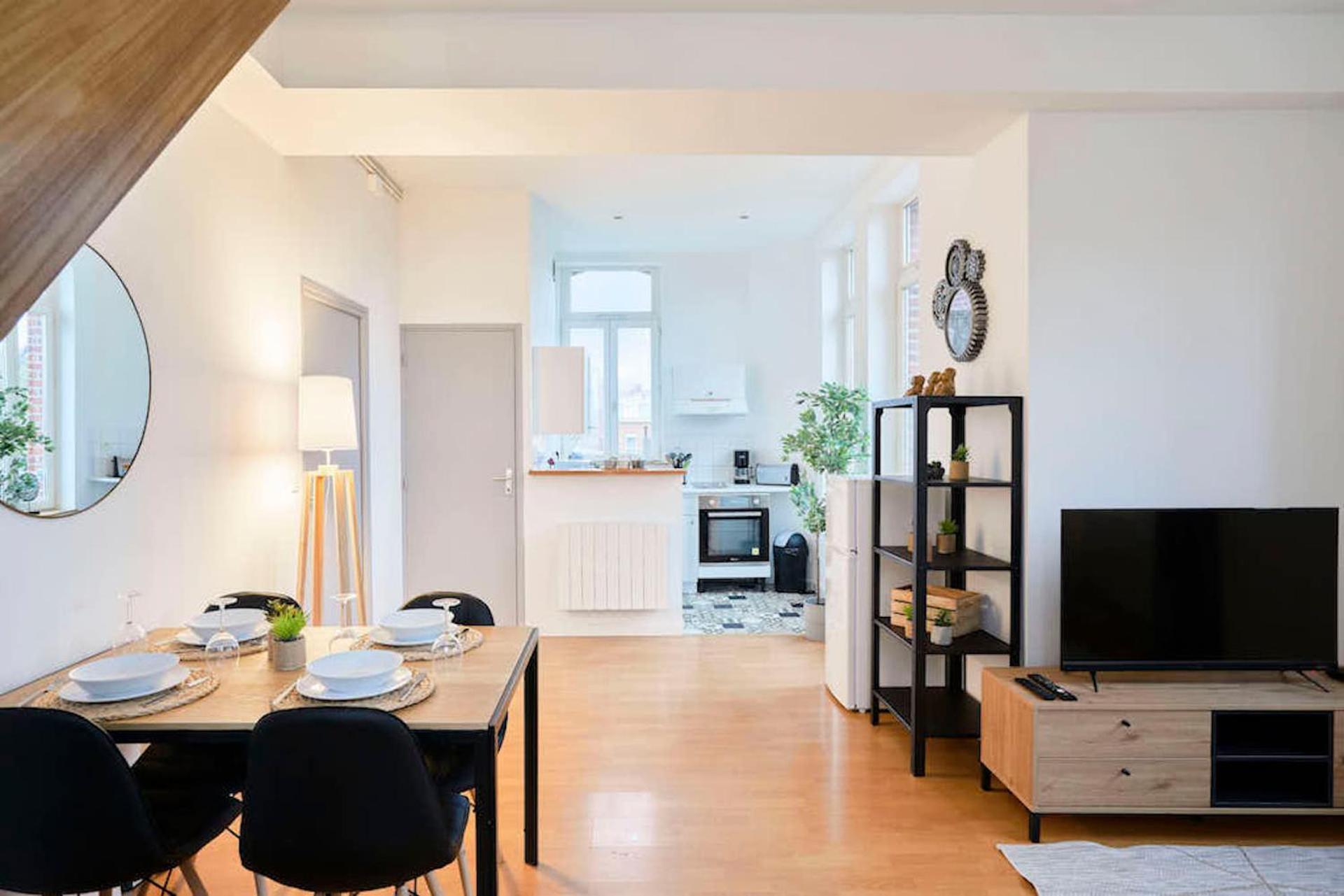 Locationstourcoing - Le Duplex Leilighet Eksteriør bilde